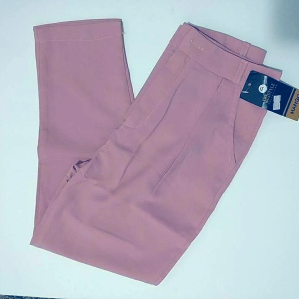 NWT Women's mid-rise pants in Moss Rose, size XS
